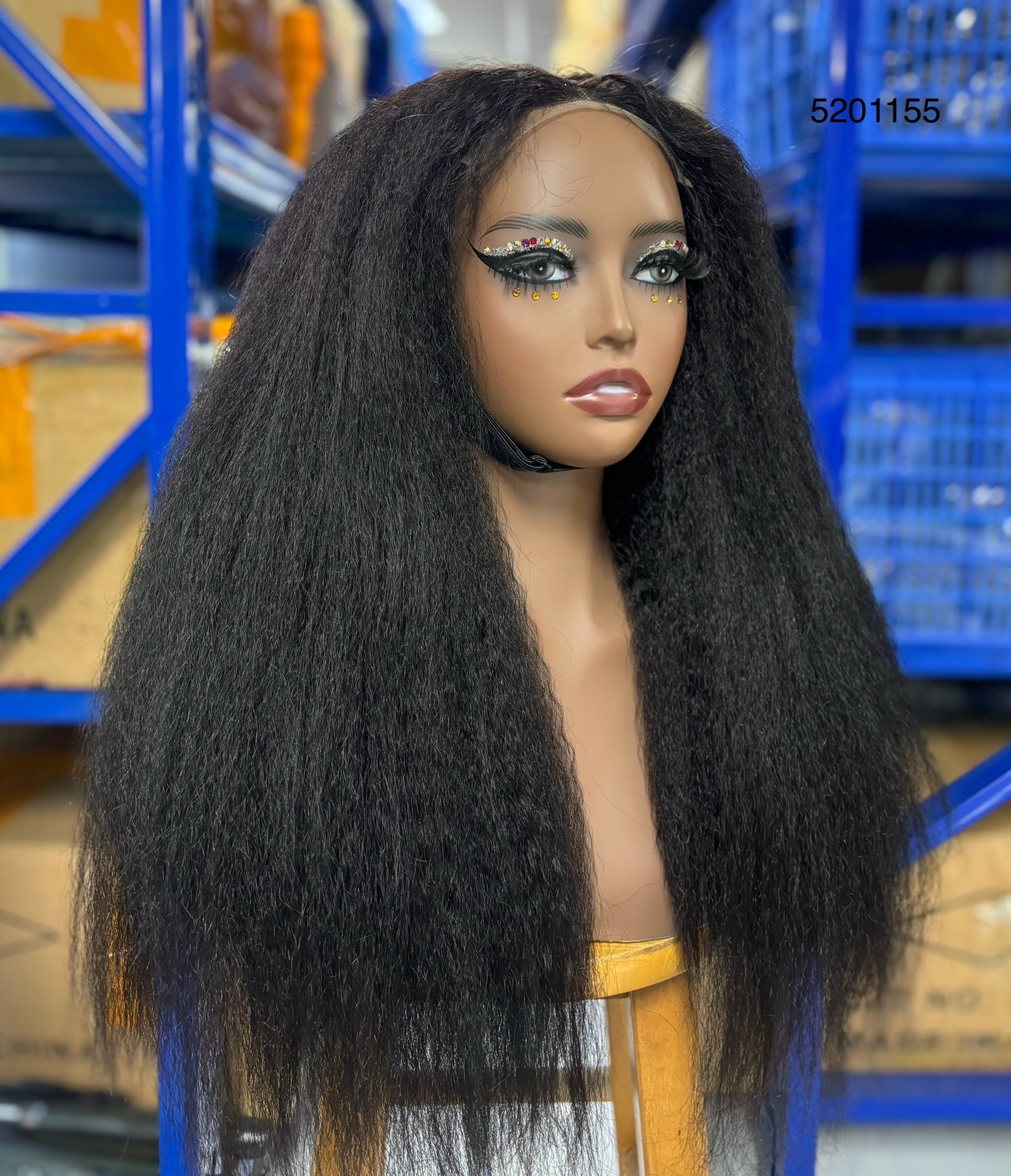 Ola  hair  Brazilian Kinky Straight Human Hair 5 * 5 lace, high-quality and high-density, suitable for black women's hairstyles