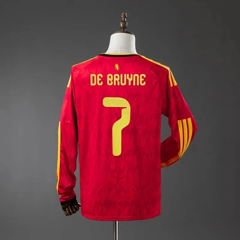 2026 BELGIUM WORLD CUP HOME LONG SLEEVE (FAN VERSION)
