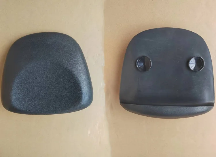 Luxury Hot Tub Waterproof soft Massage Bath Pillow Luxurious Home Eco Friendly Spa Pu Black Bath Pillow with Suction Cup