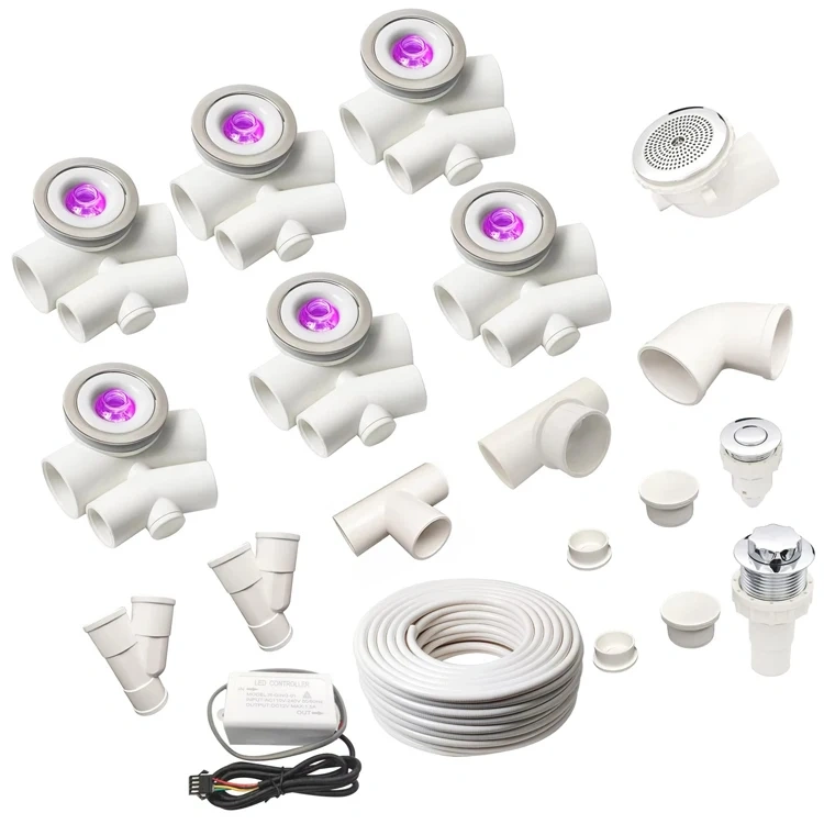 Best Bathtub Accessories Whirlpool Components Massage Jet with LED Light
