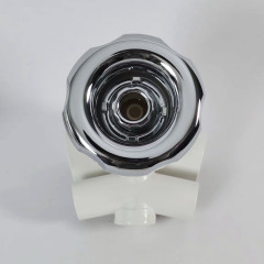 90mm ABS Chromed V-shape whirlpool bathtub water jet