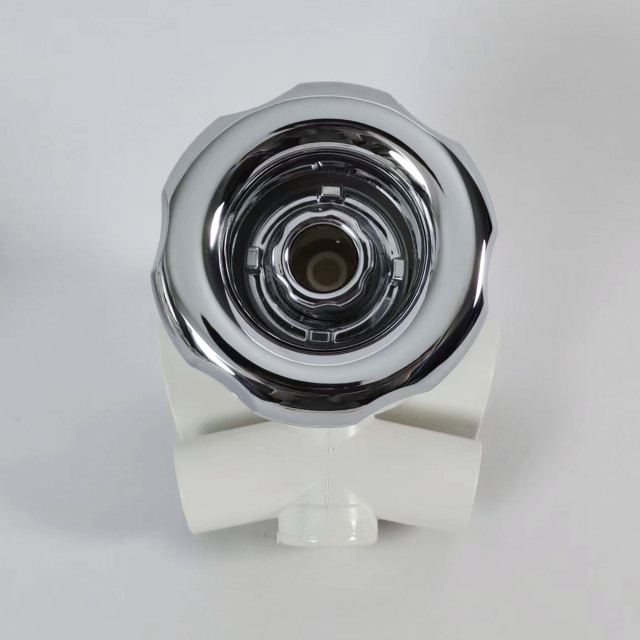 90mm ABS Chromed V-shape whirlpool bathtub water jet