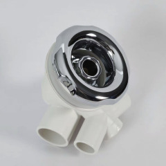 90mm ABS Chromed V-shape whirlpool bathtub water jet