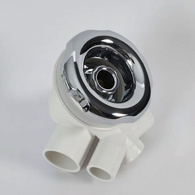 90mm ABS Chromed V-shape whirlpool bathtub water jet