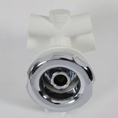 90mm ABS Chromed V-shape whirlpool bathtub water jet