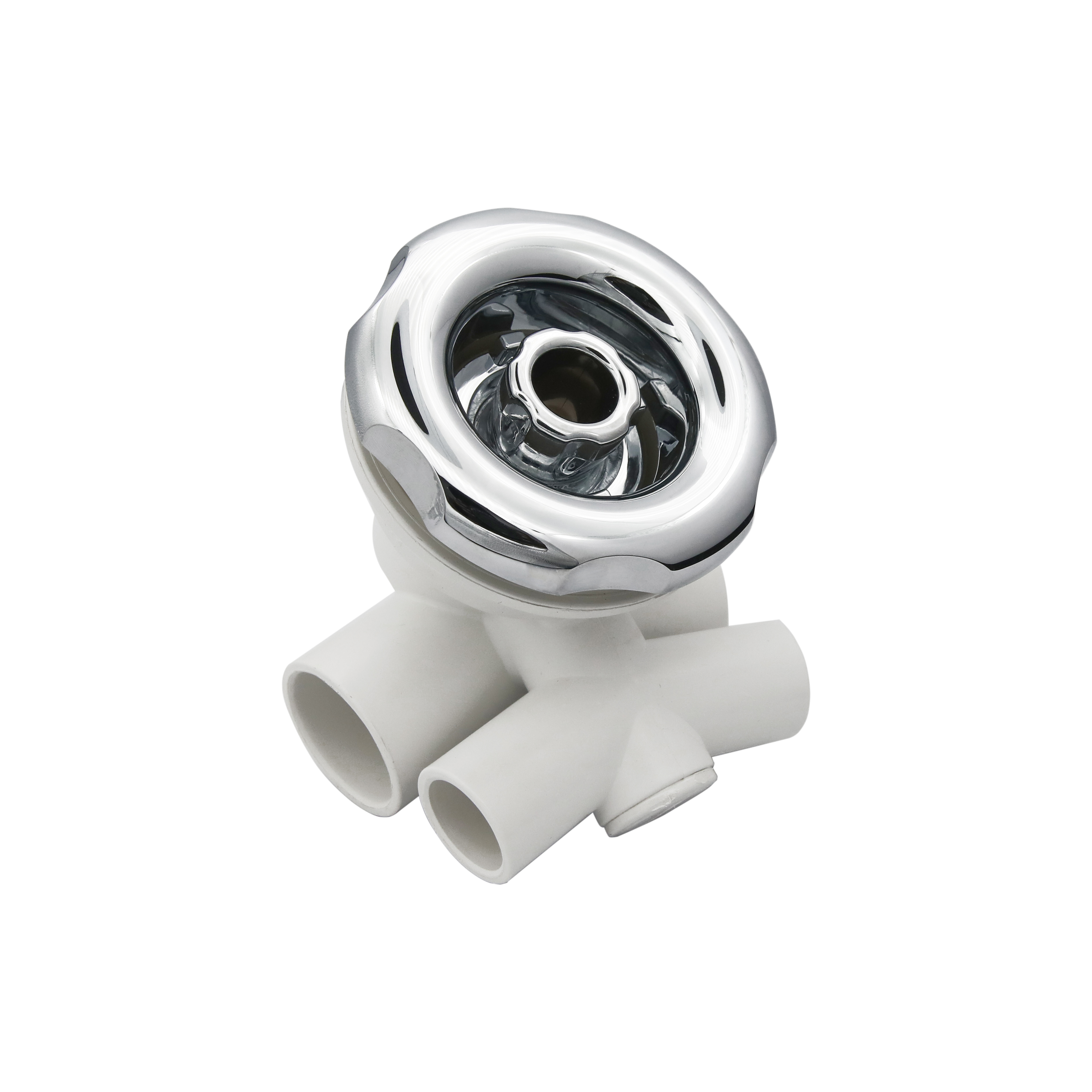 90mm ABS Chromed V-shape whirlpool bathtub water jet