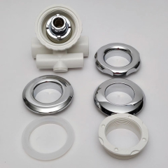 Whirlpool Bathtub Jet Parts 90cm ABS Chromed Cover PVC Body