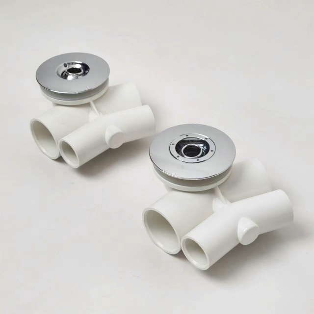 hottub jet flat 65mm ABS Chromed Cover PVC Body free-standing jet