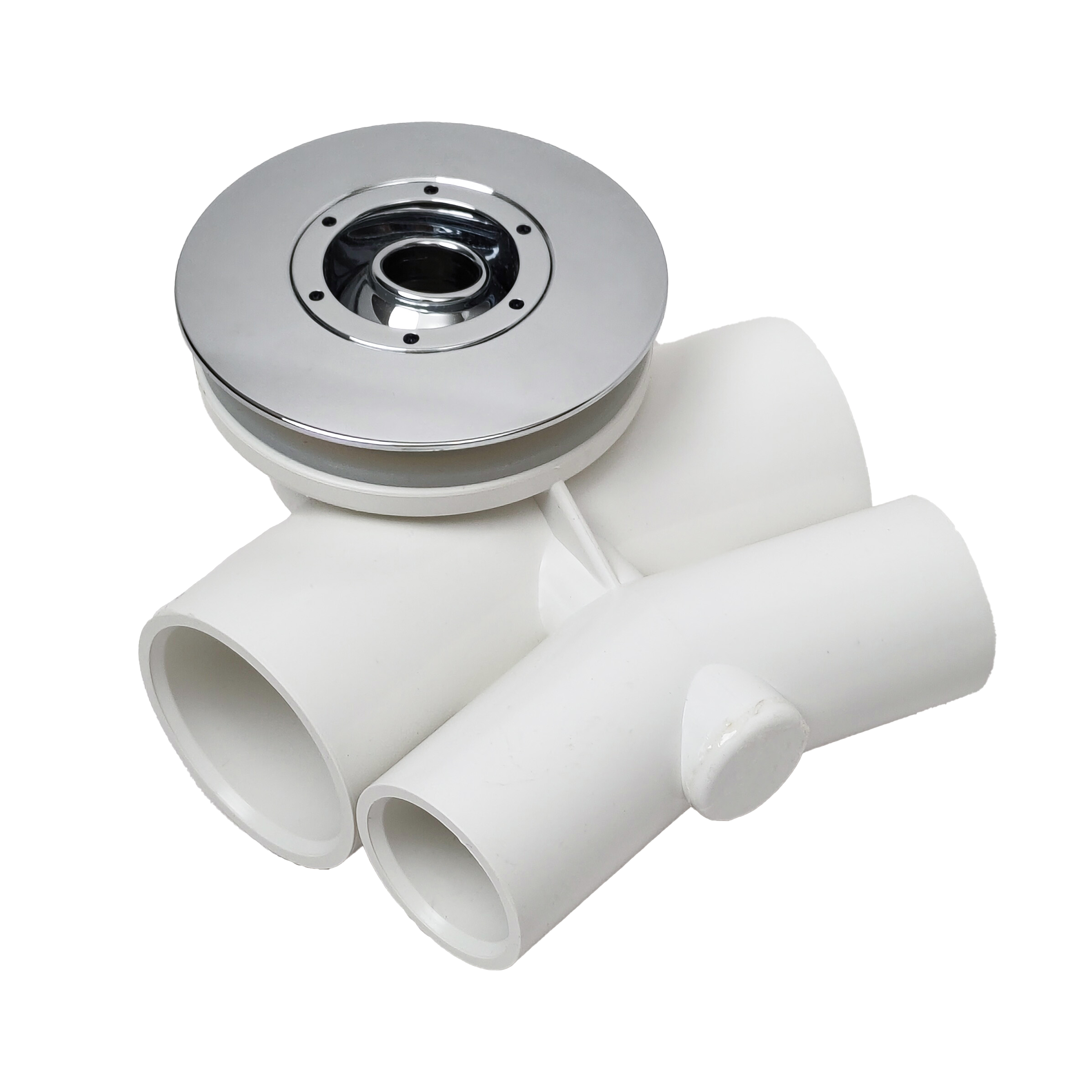 hottub jet flat 65mm ABS Chromed Cover PVC Body free-standing jet