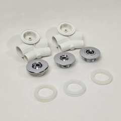 hottub jet flat 65mm ABS Chromed Cover PVC Body free-standing jet