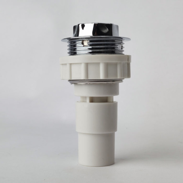Bathtub air switch with 50mm cover ABS chromed