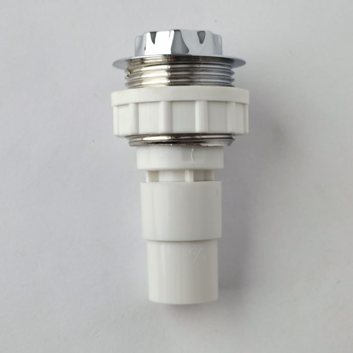 Bathtub air switch with 50mm cover ABS chromed