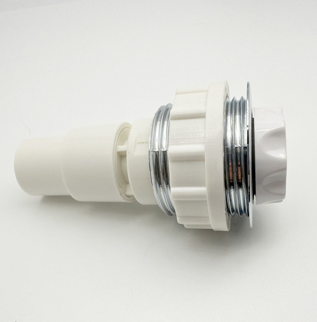 Hydromassage bathtub parts bathtub air control switch with white PVC body