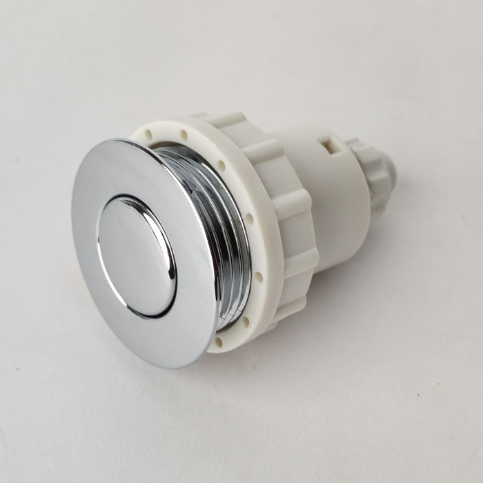 Bathtub air switch with 50mm cover ABS chromed