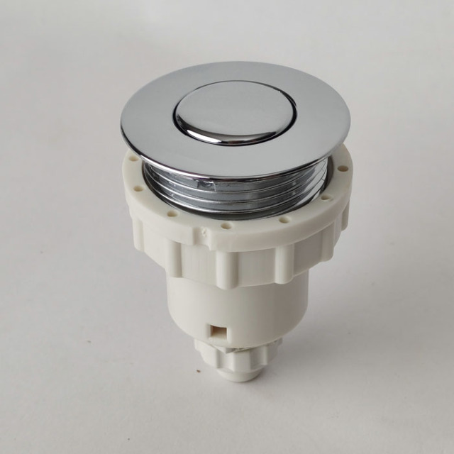 Bathtub air switch with 50mm cover ABS chromed