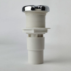 Bathtub air regulator with 46mm cover ABS chromed
