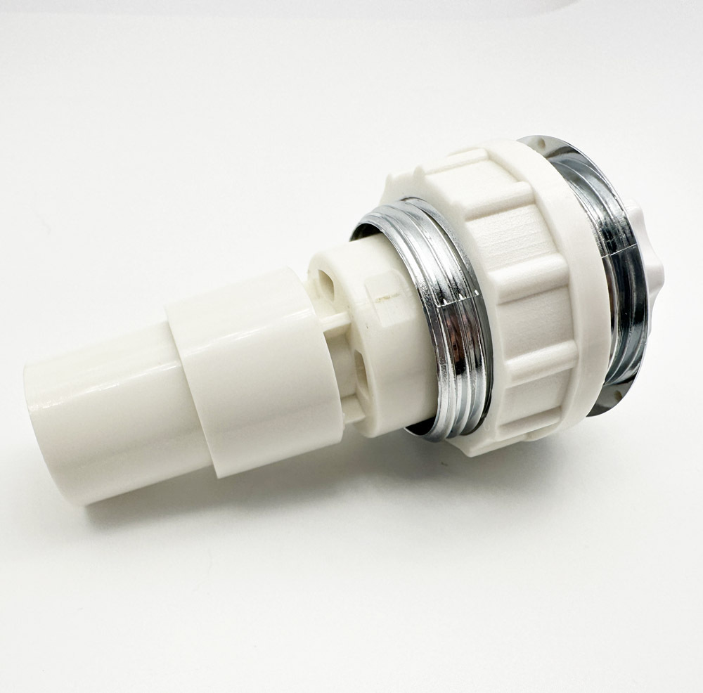 Hydromassage bathtub parts bathtub air control switch with white PVC body