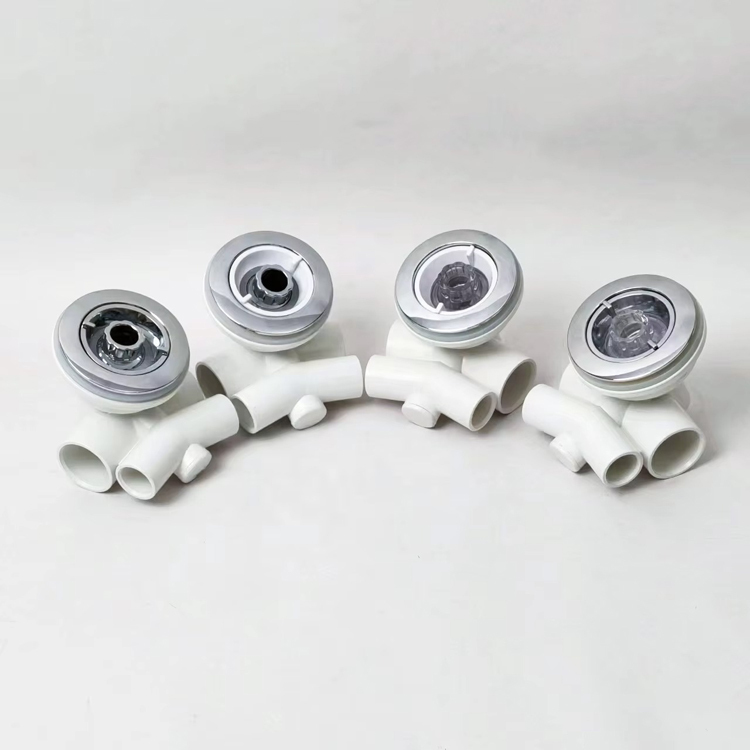 Bathtub jet replacement parts water jet for bathtub with LED light