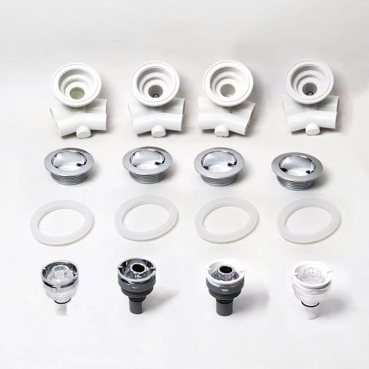 Bathtub jet replacement parts water jet for bathtub with LED light