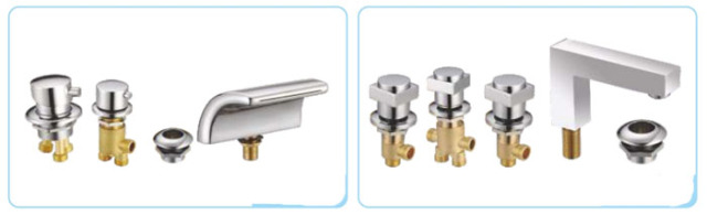 Whirlpool tub replacement parts bathtub faucet hot cold bathroom tap thermostatic
