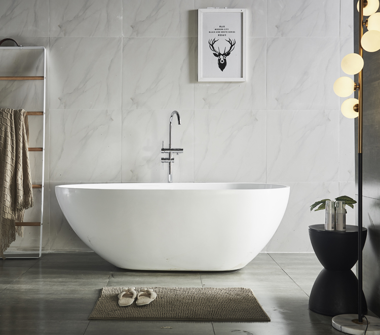 Hot Sale Hotel Bathroom Classic Style Best Free Standing Acrylic Bathtub