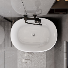 High Quality Small Oval Shape 1.2m Best Freestanding Acrylic Bathtub