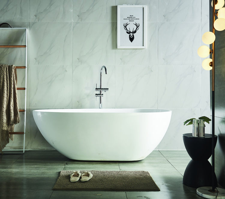 Hot Sale Hotel Bathroom Classic Style Best Free Standing Acrylic Bathtub