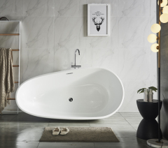Hot Sale Hotel Bathroom Classic Style Best Free Standing Acrylic Bathtub