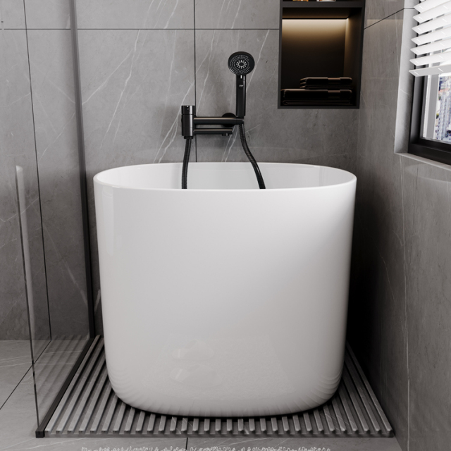High Quality Small Oval Shape 1.2m Best Freestanding Acrylic Bathtub