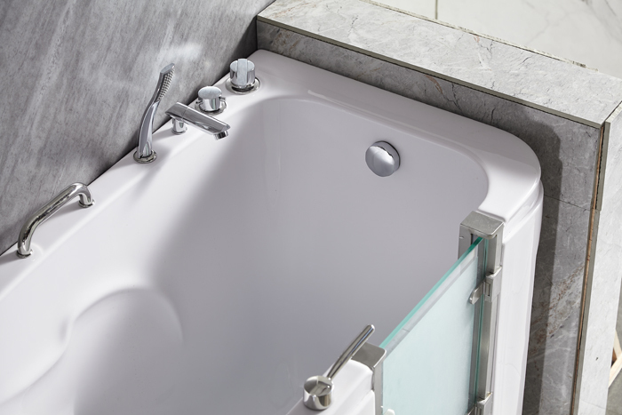 Acrylic Sitting Bathtubs small size walk in bathtubs with shower bathtub for old people and disabled people