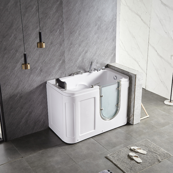 Acrylic Sitting Bathtubs small size walk in bathtubs with shower bathtub for old people and disabled people