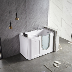 Acrylic Sitting Bathtubs small size walk in bathtubs with shower bathtub for old people and disabled people