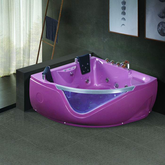 Wholesale Best Whirlpool Bath 2 Person Adult Whirlpool Massage Bathtub Corner Whirlpool Tub with shower