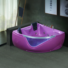 Wholesale Best Whirlpool Bath 2 Person Adult Whirlpool Massage Bathtub Corner Whirlpool Tub with shower