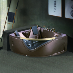 Wholesale Best Whirlpool Bath 2 Person Adult Whirlpool Massage Bathtub Corner Whirlpool Tub with shower