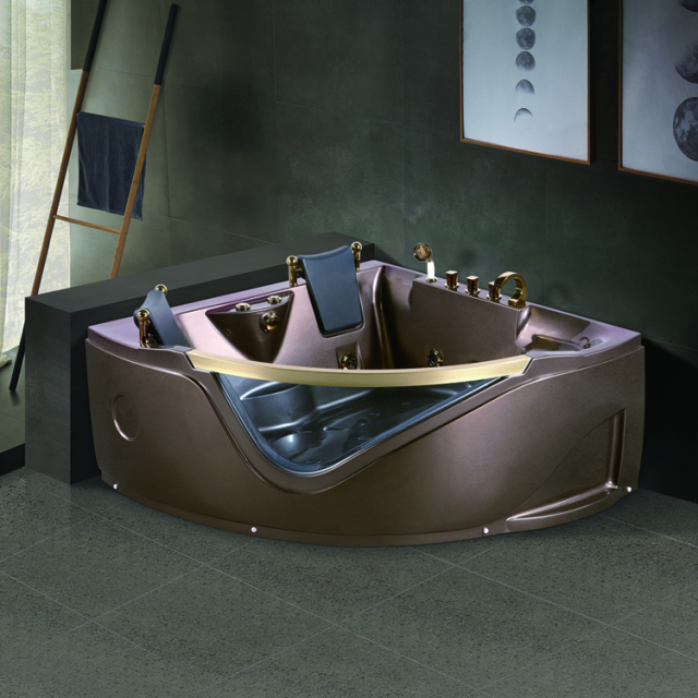 Wholesale Best Whirlpool Bath 2 Person Adult Whirlpool Massage Bathtub Corner Whirlpool Tub with shower