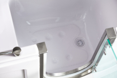 Modern  Bathroom Acrylic Freestanding Step-in Bathtub Wholesale Walk in Tub for Disabled