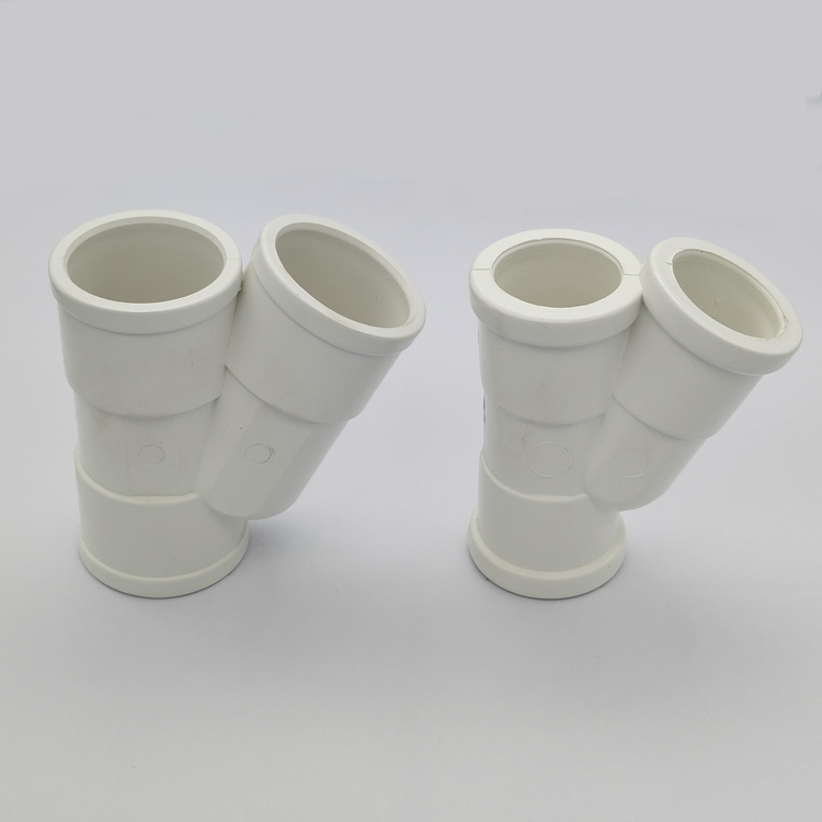 Whirlpool Components Massage Bathtubs Accessories Pipe Fittings 20mm Y Shape Tee