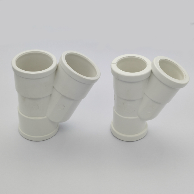 Whirlpool Components Massage Bathtubs Accessories Pipe Fittings 20mm Y Shape Tee