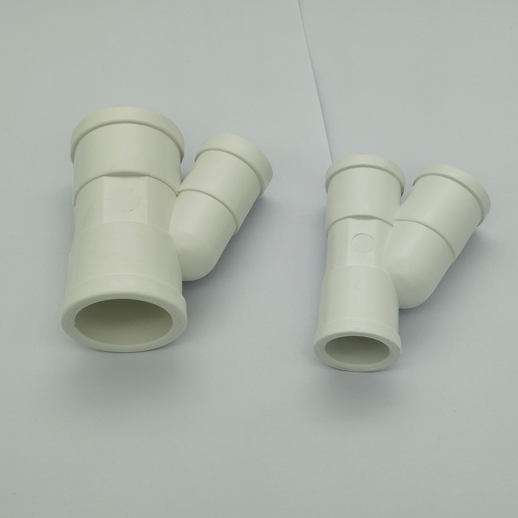 Jacuzzi Whirlpool Bath Accessories Whirlpool Components Pvc Connectors Pvc Pipe Y Tee Way Connector for Bathtub