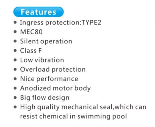 Electric Water Pump for Jacuzzis & Hot Tubs | 1500W Hydromassage Circulation System