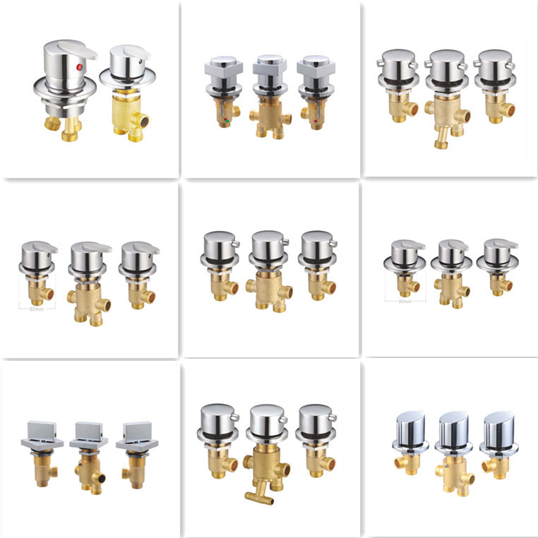 Brass Bathtub Faucet Set - Thermostatic Mixer for Jacuzzis & Spa