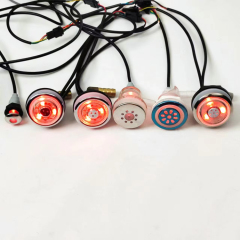 Bathtub LED Jet Nozzle with Air Bubble Massage & Underwater RGB Lighting