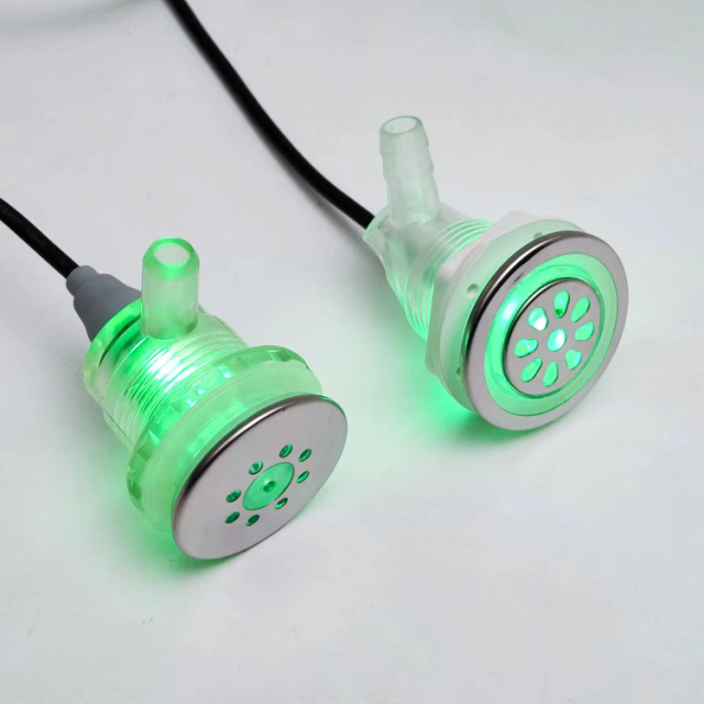 Underwater LED Light Air Jet - RGB Bathtub Bubble System & Spa Nozzle