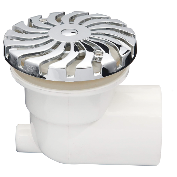 1.5'' Water Return Suction Nozzle for Bathtub & Hottub  ABS Chrome-Plated Durable Design