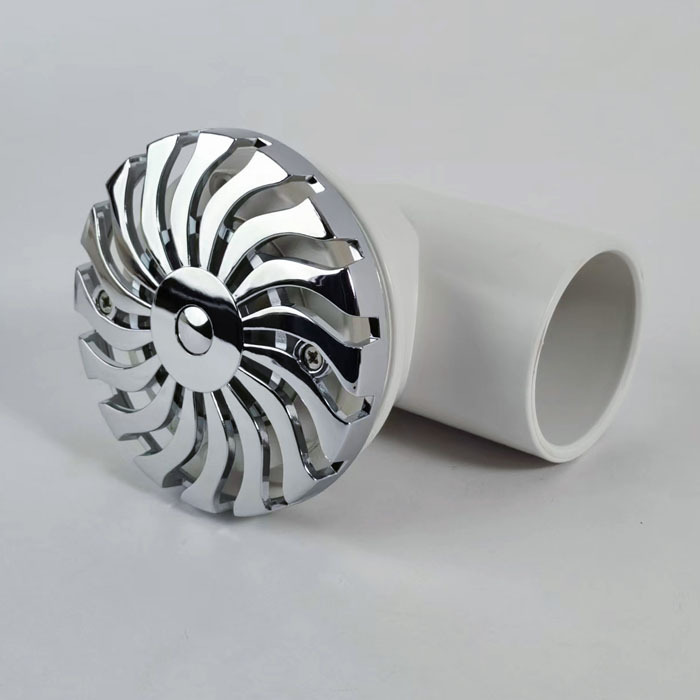 1.5'' Water Return Suction Nozzle for Bathtub & Hottub  ABS Chrome-Plated Durable Design