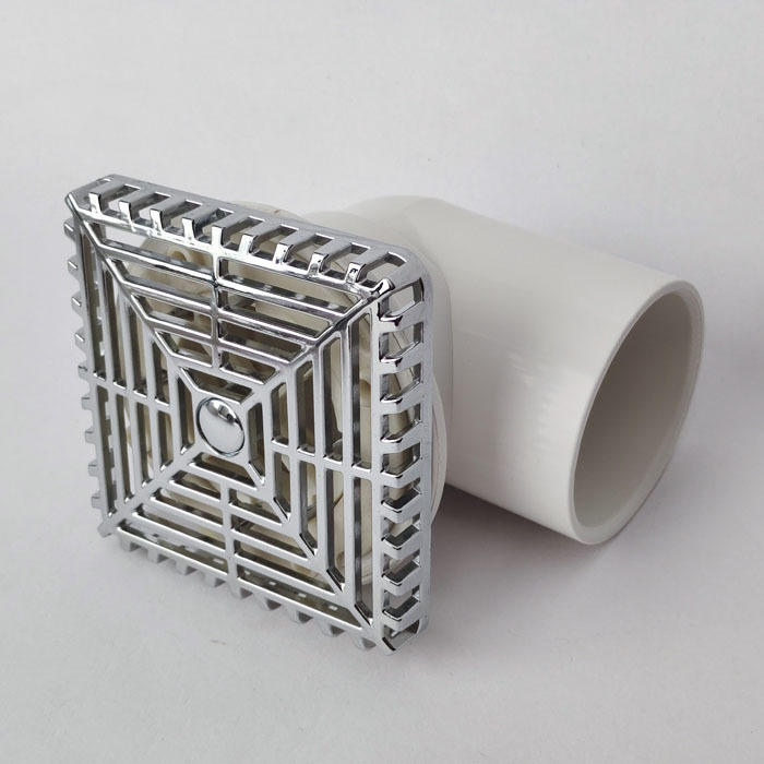 ABS Chrome-Plated Backwater Suction Assembly | 1.5 Inches for Whirlpool Bathtub & Spa Systems