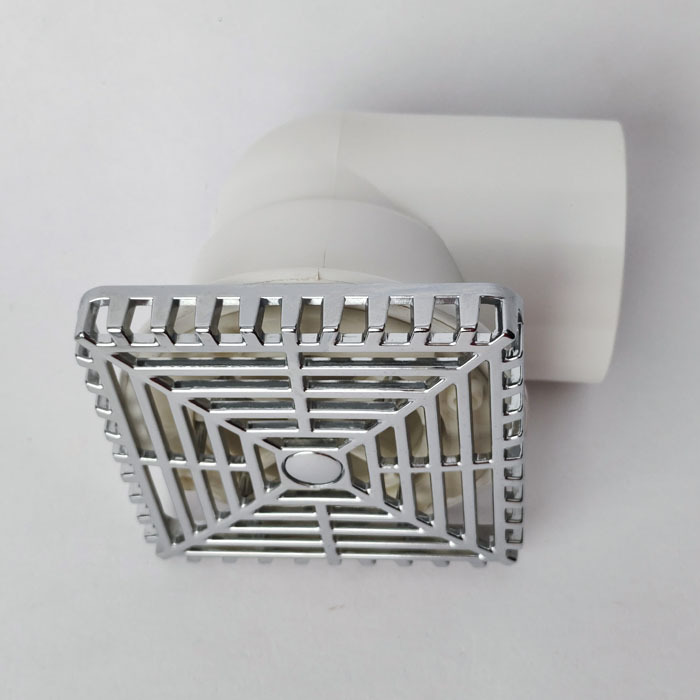 ABS Chrome-Plated Backwater Suction Assembly | 1.5 Inches for Whirlpool Bathtub & Spa Systems