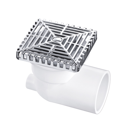 Hydro Massage Bathtub Suction Component | ABS Chromed 1.5 Inches Nozzle for Water Circulation