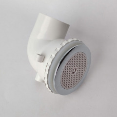 Universal Bathtub Suction Fittings | Plastic Chromed 1.5 Inches for Backwater & Massage